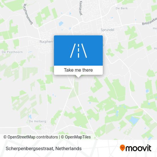 Scherpenbergsestraat map