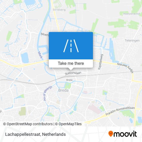 Lachappellestraat map