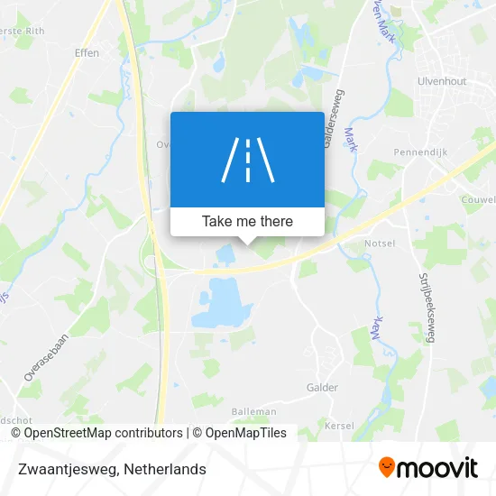 Zwaantjesweg map