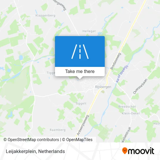 Leijakkerplein map