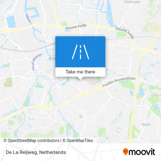 De La Reijweg map