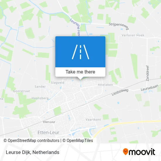 Leurse Dijk map