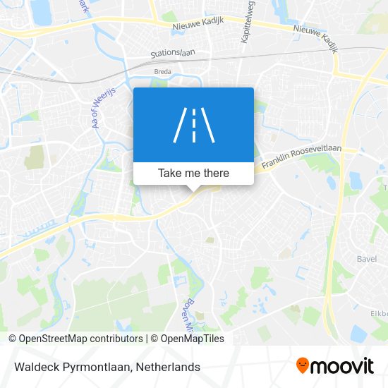 Waldeck Pyrmontlaan map