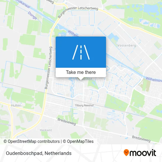 Oudenboschpad map
