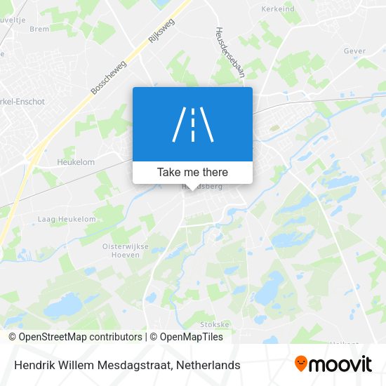 Hendrik Willem Mesdagstraat map