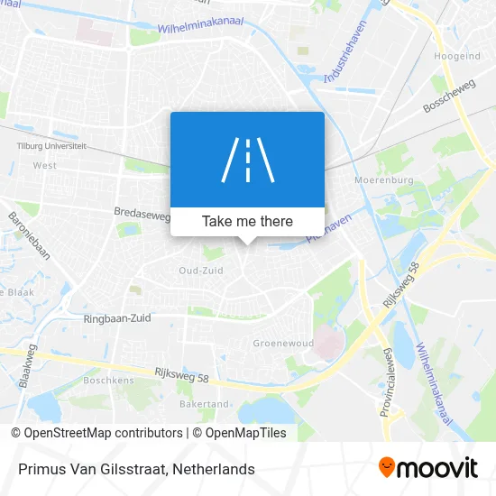Primus Van Gilsstraat map