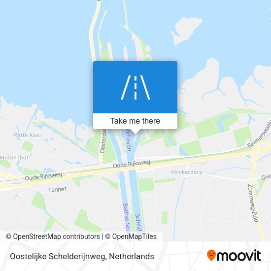 Oostelijke Schelderijnweg map