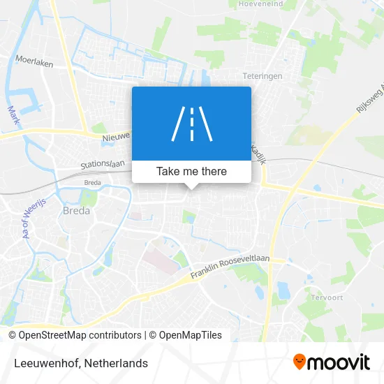 Leeuwenhof map