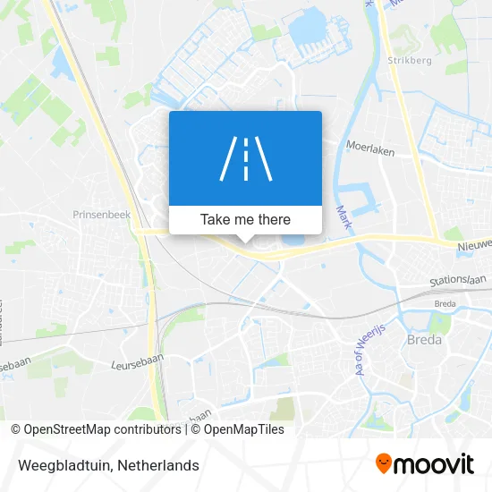 Weegbladtuin map