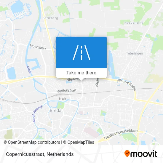 Copernicusstraat map