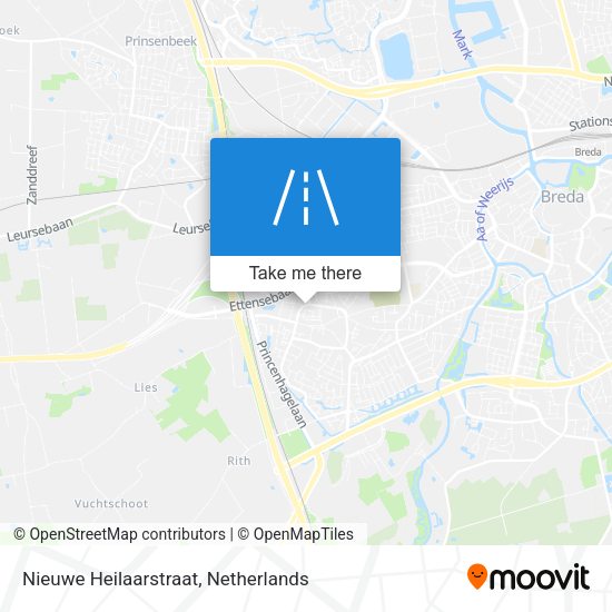 Nieuwe Heilaarstraat map