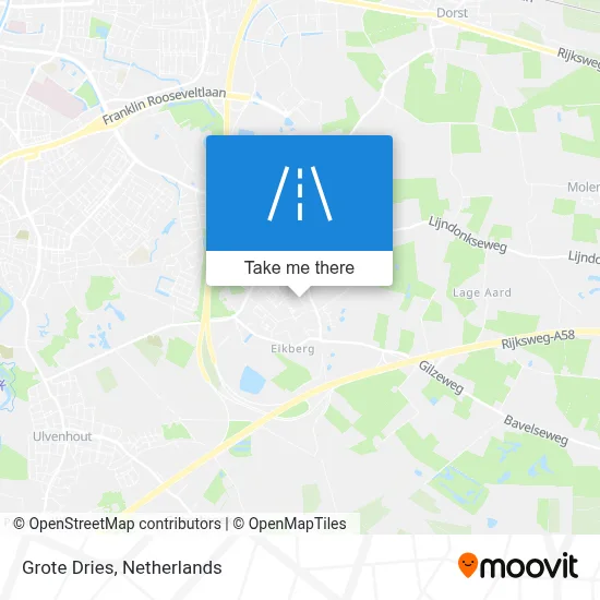 Grote Dries map