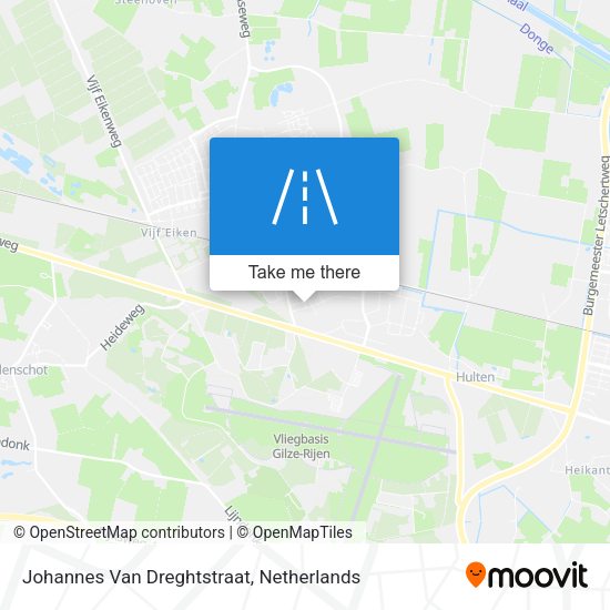Johannes Van Dreghtstraat map