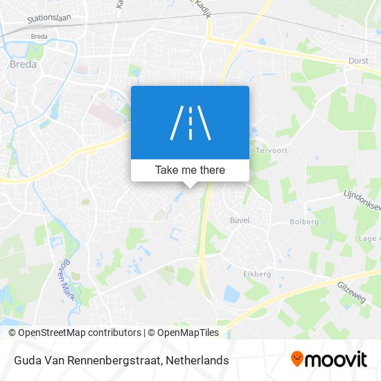 Guda Van Rennenbergstraat map