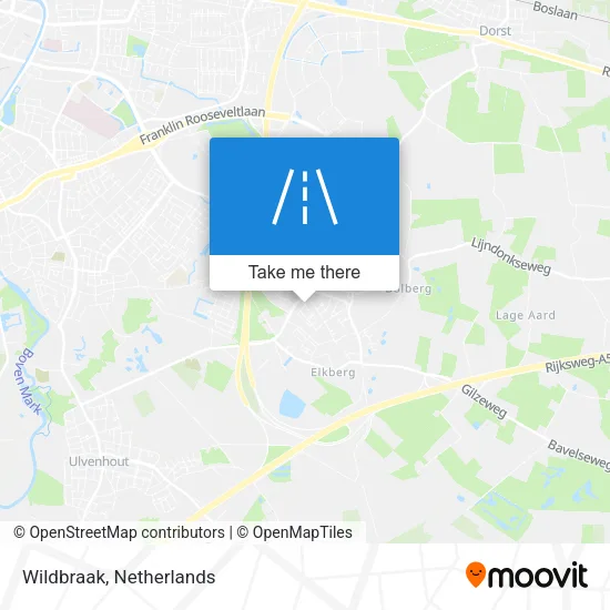 Wildbraak map