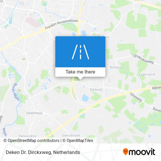 Deken Dr. Dirckxweg map