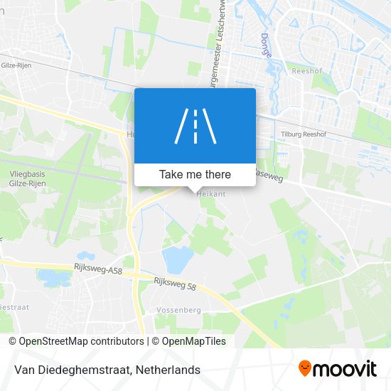 Van Diedeghemstraat map