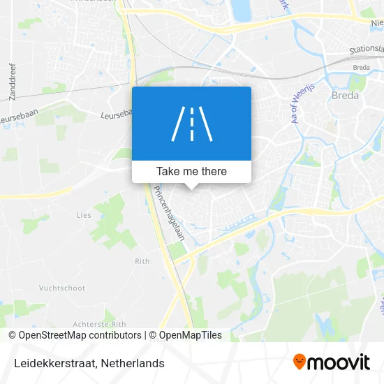 Leidekkerstraat map