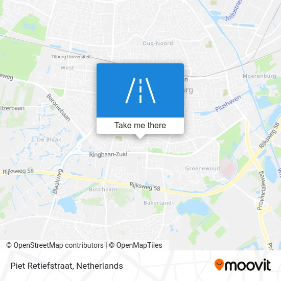 Piet Retiefstraat map