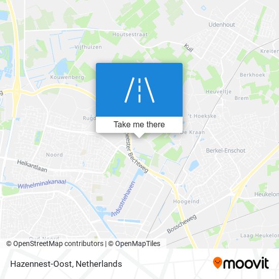 Hazennest-Oost map