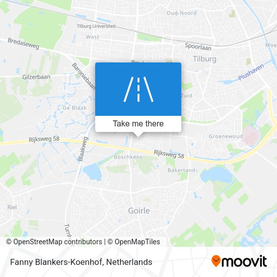 Fanny Blankers-Koenhof map
