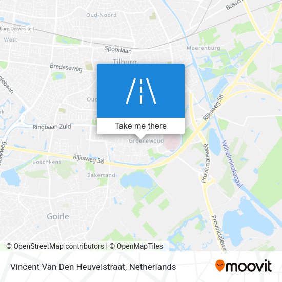 Vincent Van Den Heuvelstraat map