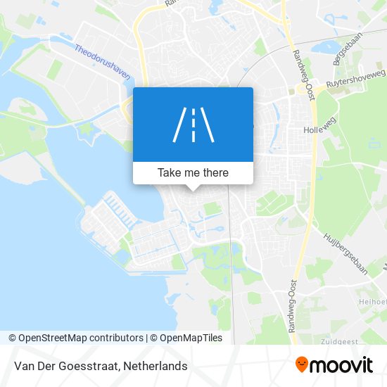 Van Der Goesstraat map