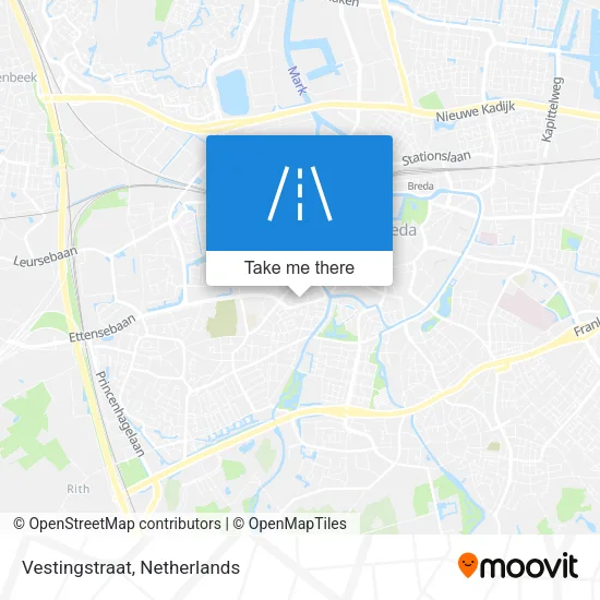 Vestingstraat map