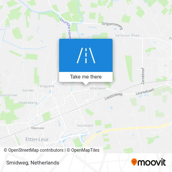 Smidweg map