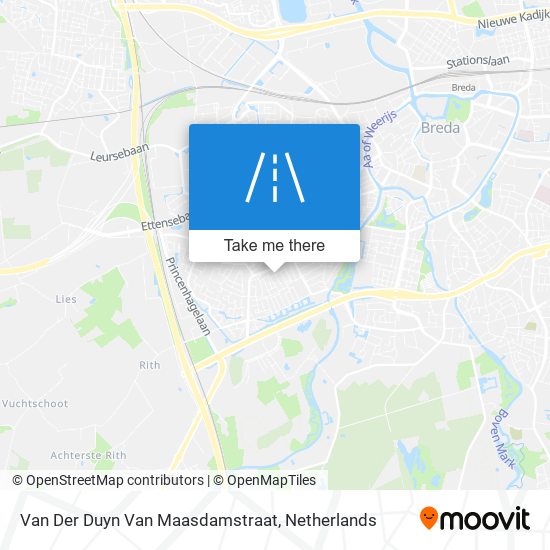 Van Der Duyn Van Maasdamstraat map