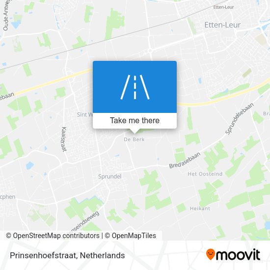 Prinsenhoefstraat map