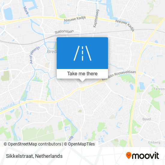 Sikkelstraat map