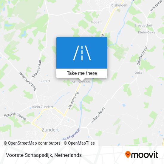 Voorste Schaapsdijk map