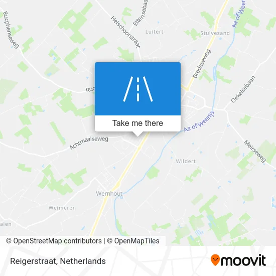 Reigerstraat map