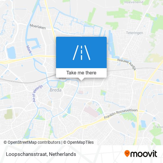 Loopschansstraat map