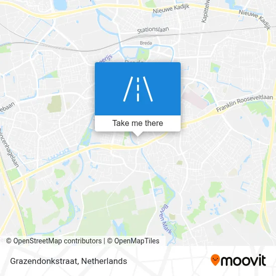 Grazendonkstraat map