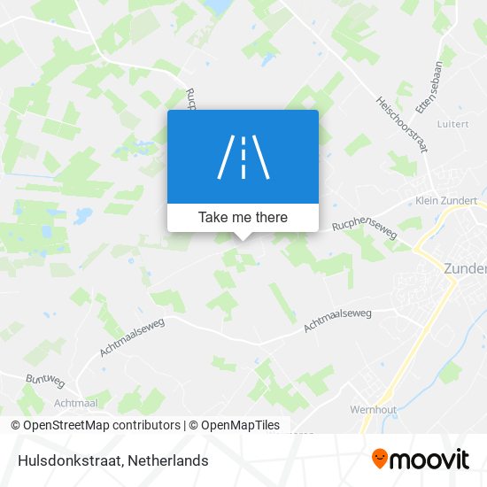 Hulsdonkstraat map