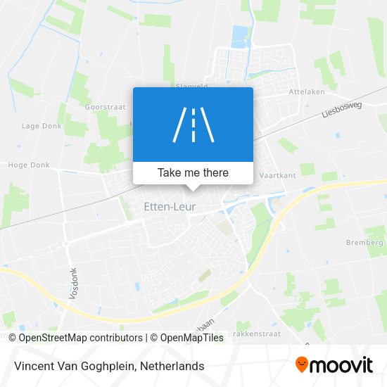 Vincent Van Goghplein map