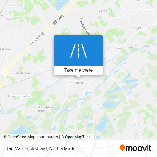 Jan Van Eijckstraat map