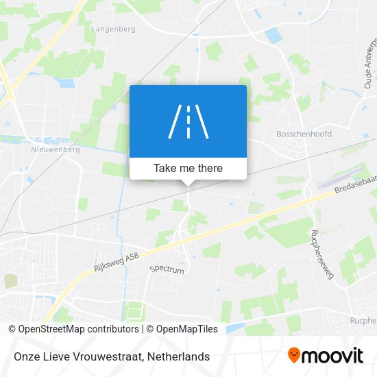 Onze Lieve Vrouwestraat map