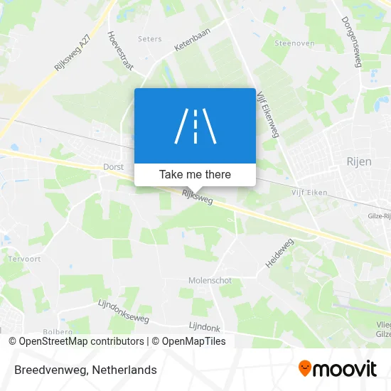 Breedvenweg map