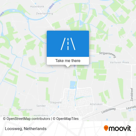 Loosweg map