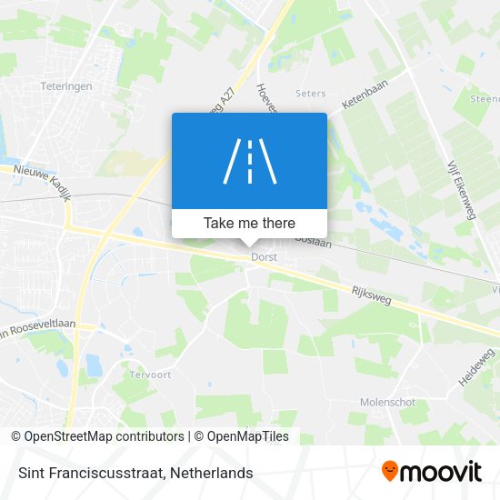 Sint Franciscusstraat map