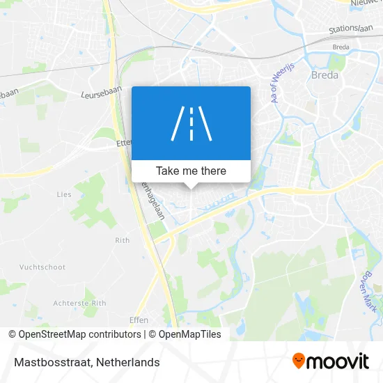 Mastbosstraat map