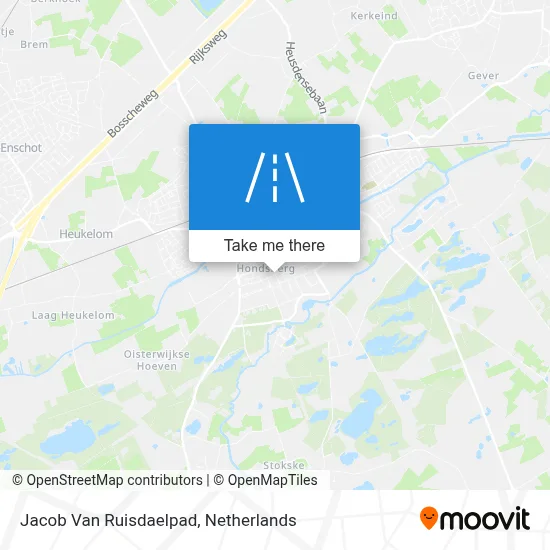 Jacob Van Ruisdaelpad map