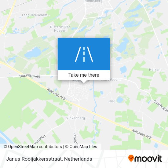 Janus Rooijakkersstraat map