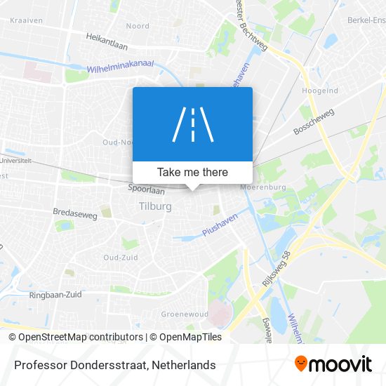 Professor Dondersstraat map