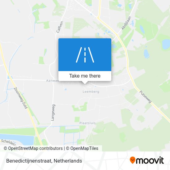 Benedictijnenstraat map