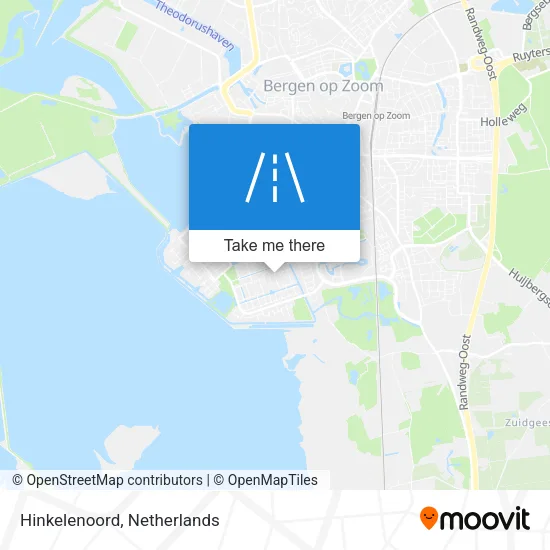Hinkelenoord map