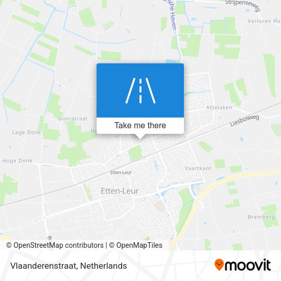 Vlaanderenstraat map